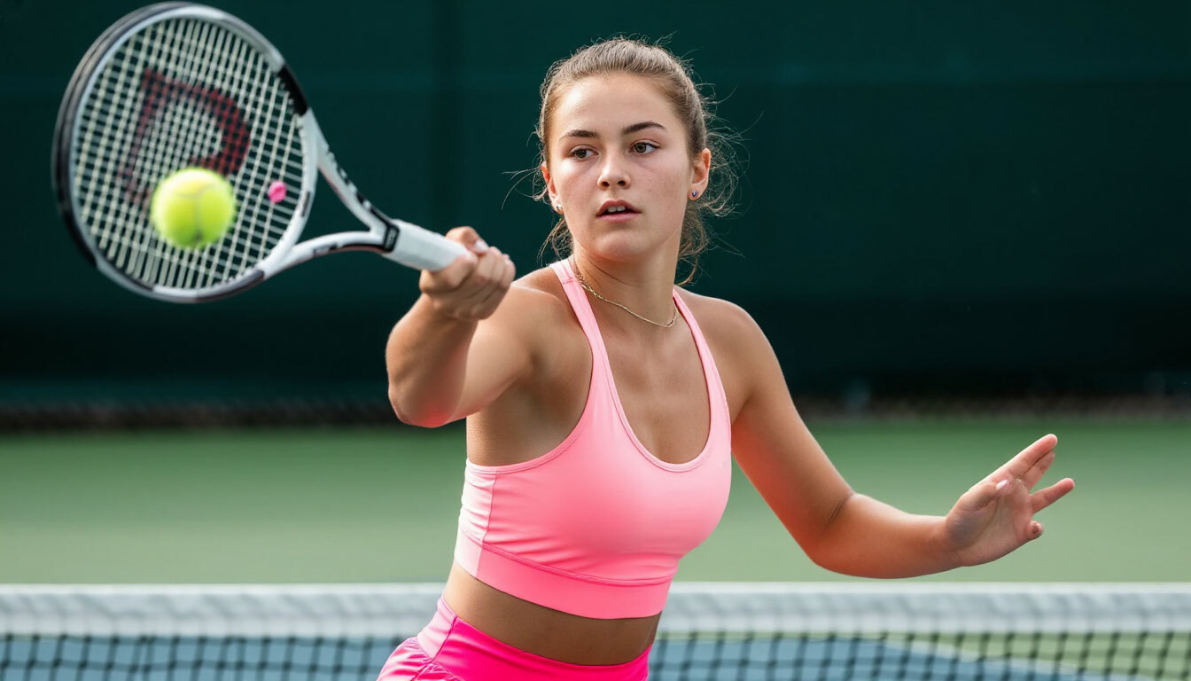 Тренировки по большому теннису