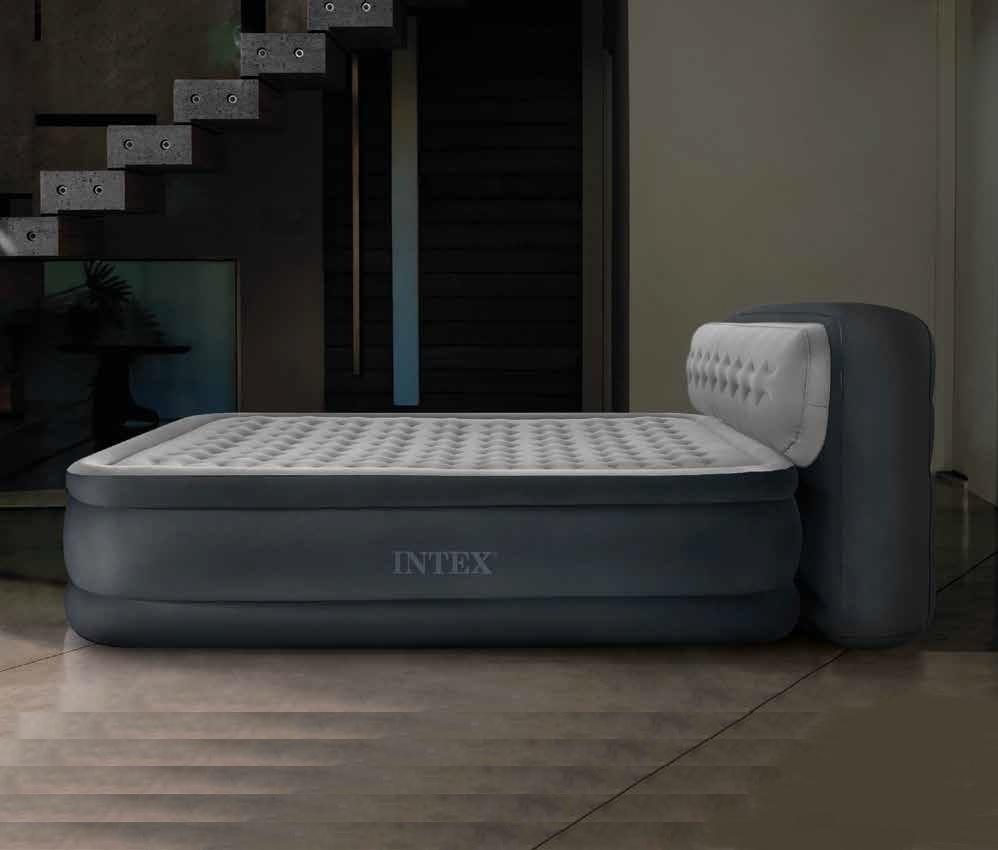 Кровать intex со встроенным насосом