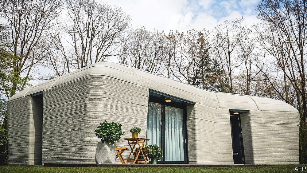 The rise of 3D-printed houses. Your next home could be a printout.