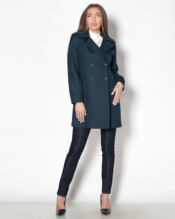 Зимно палто с двуредно закопчаване от Efrea fashion