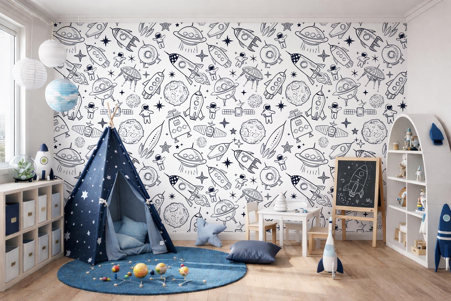 фотообои звездное небо на стену