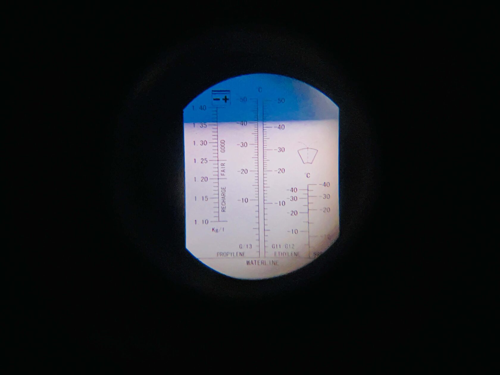 Рефрактометр антифриз Шкода