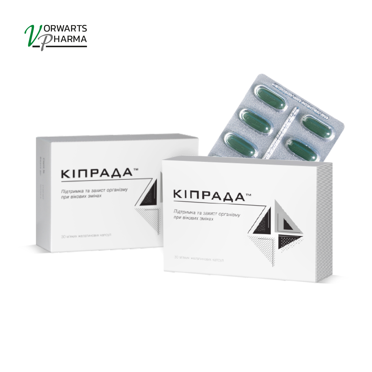 Dietary supplement Kiprada. Support and protection of the body with age-related changes