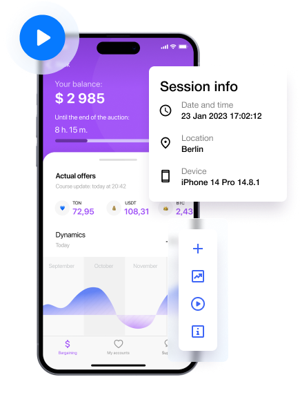 Mobile App User Analytics by UserX