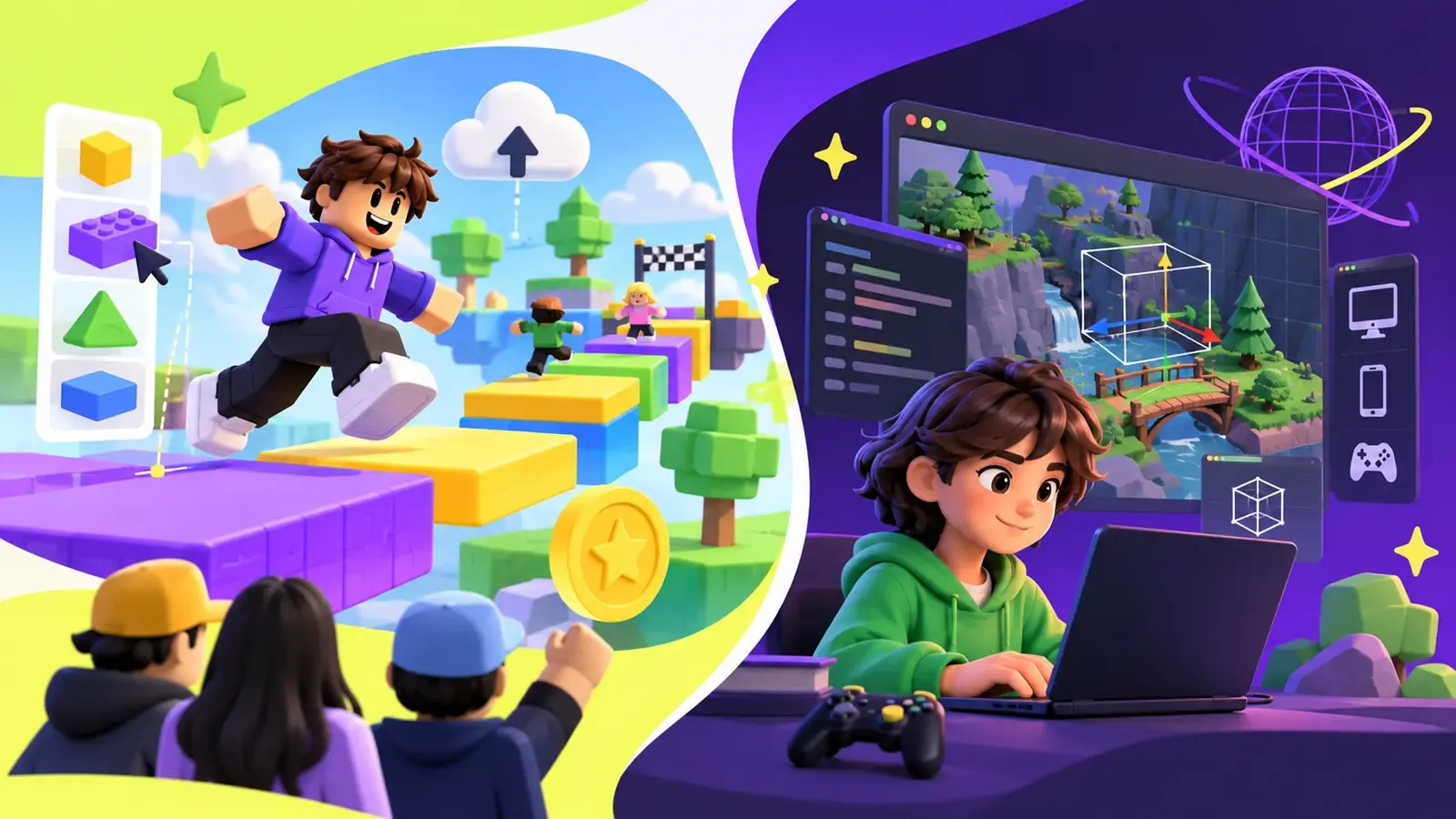 Сравнение быстрого старта в Roblox Studio и самостоятельной разработки в Unity