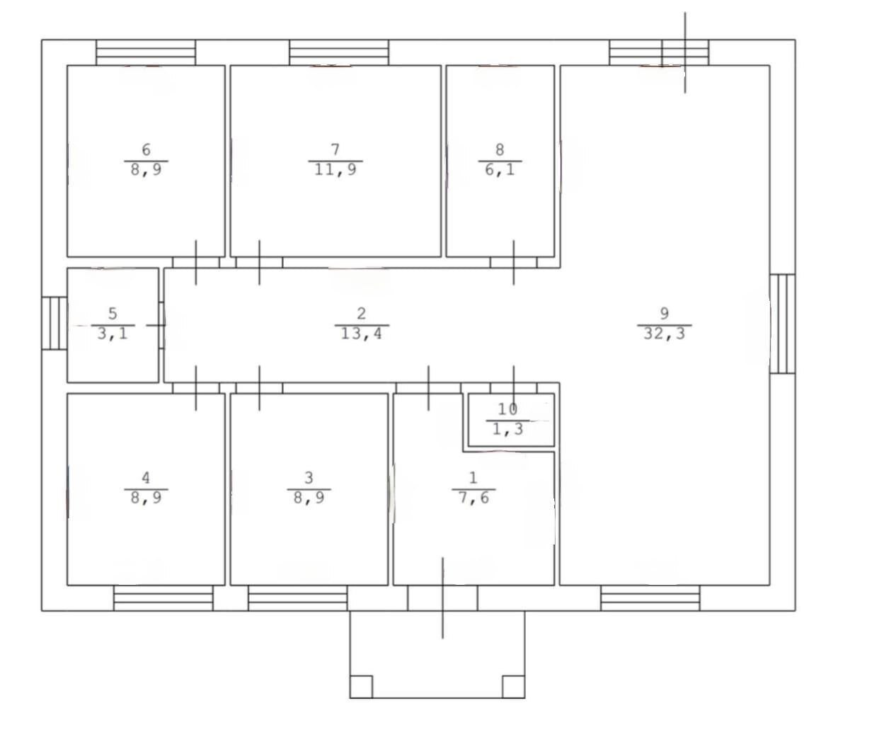 Планировка 110 м²