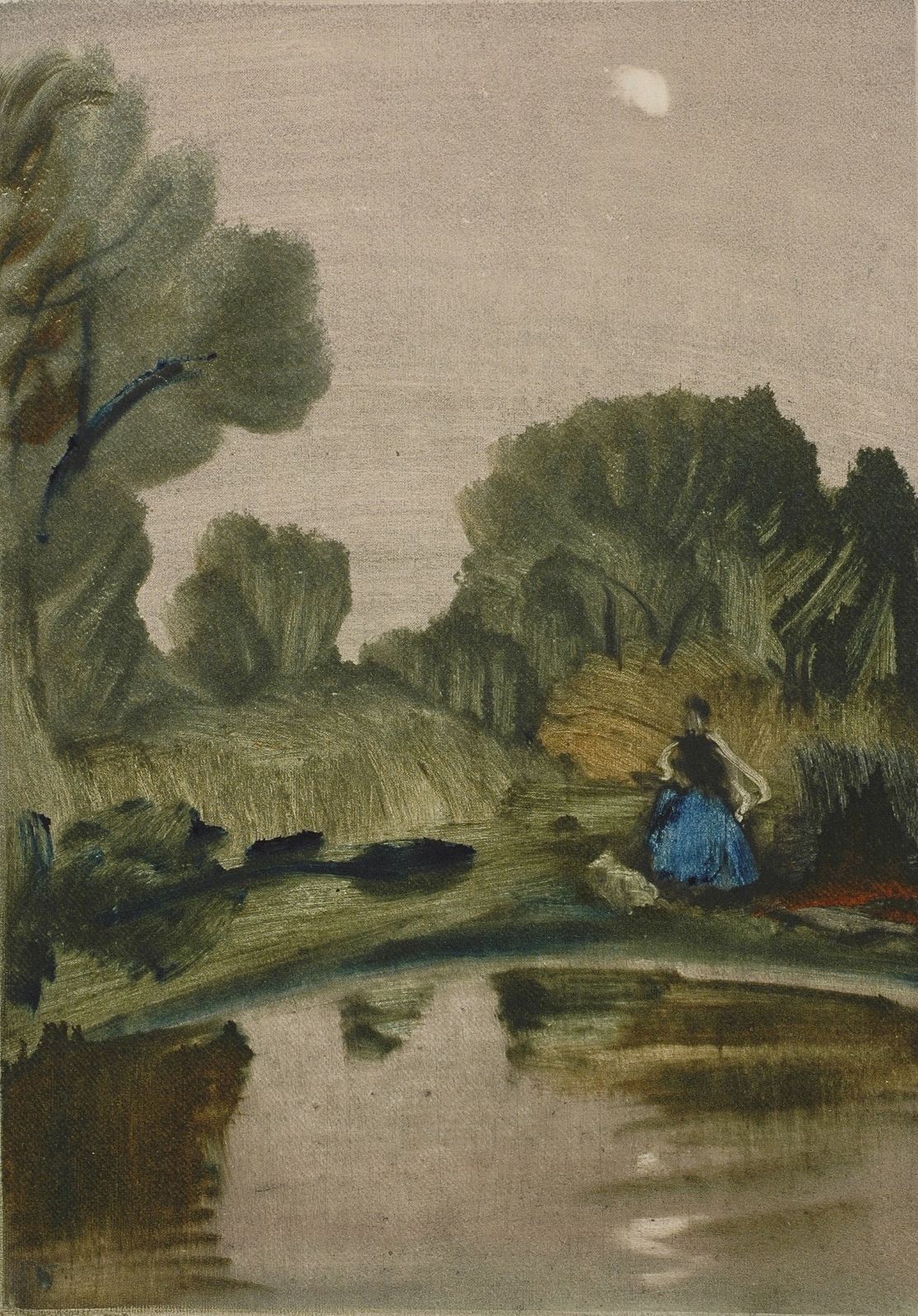 Барто Р.Н. У озера. 1971