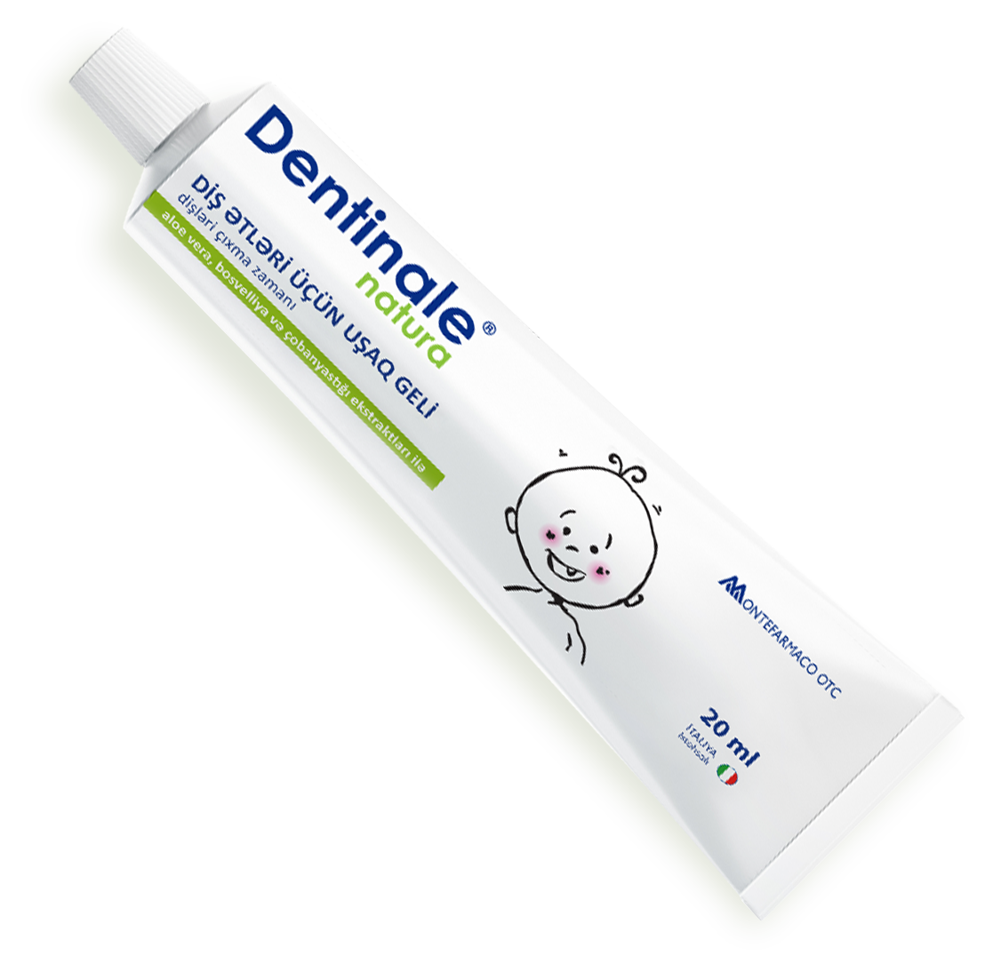 Diş çıxarakən gel Dentinale Natura