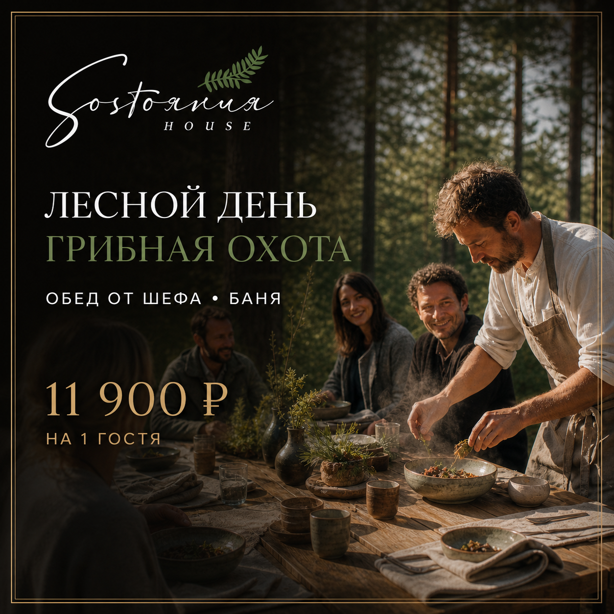 Лесной обед от шефа