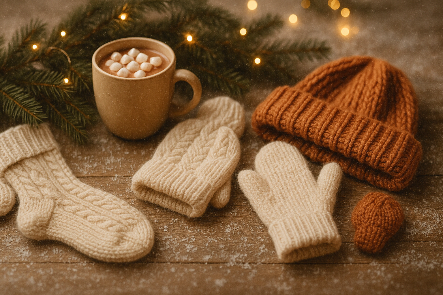 Вязаные новогодние подарки