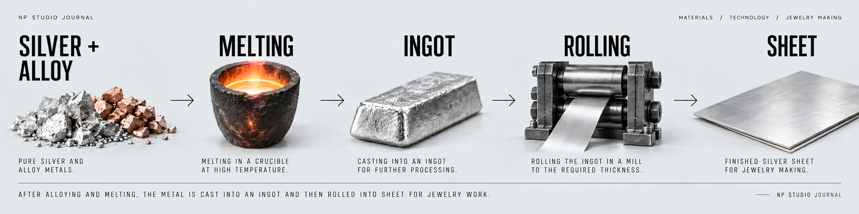 How 999 fine silver can be alloyed to make sterling silver 925