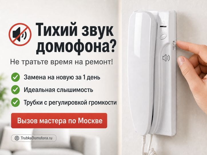 Тихий звук трубки домофона: как исправить проблему и вернуть нормальную связь