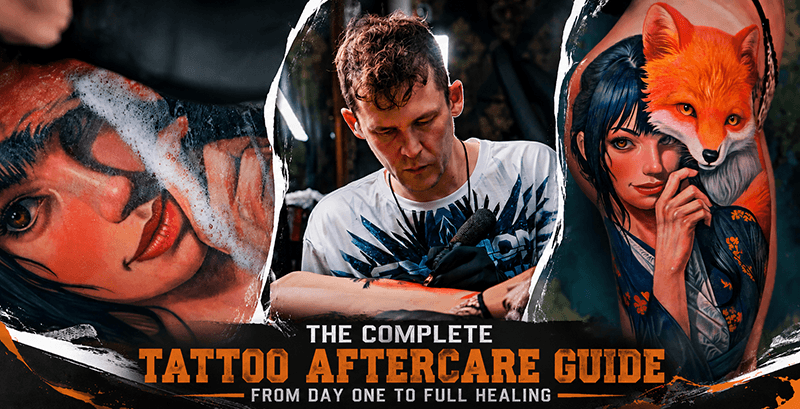 The Complete Tattoo Aftercare Guide From Day One to Full Healing by Rinat Mingazdinov. Los Angeles 213