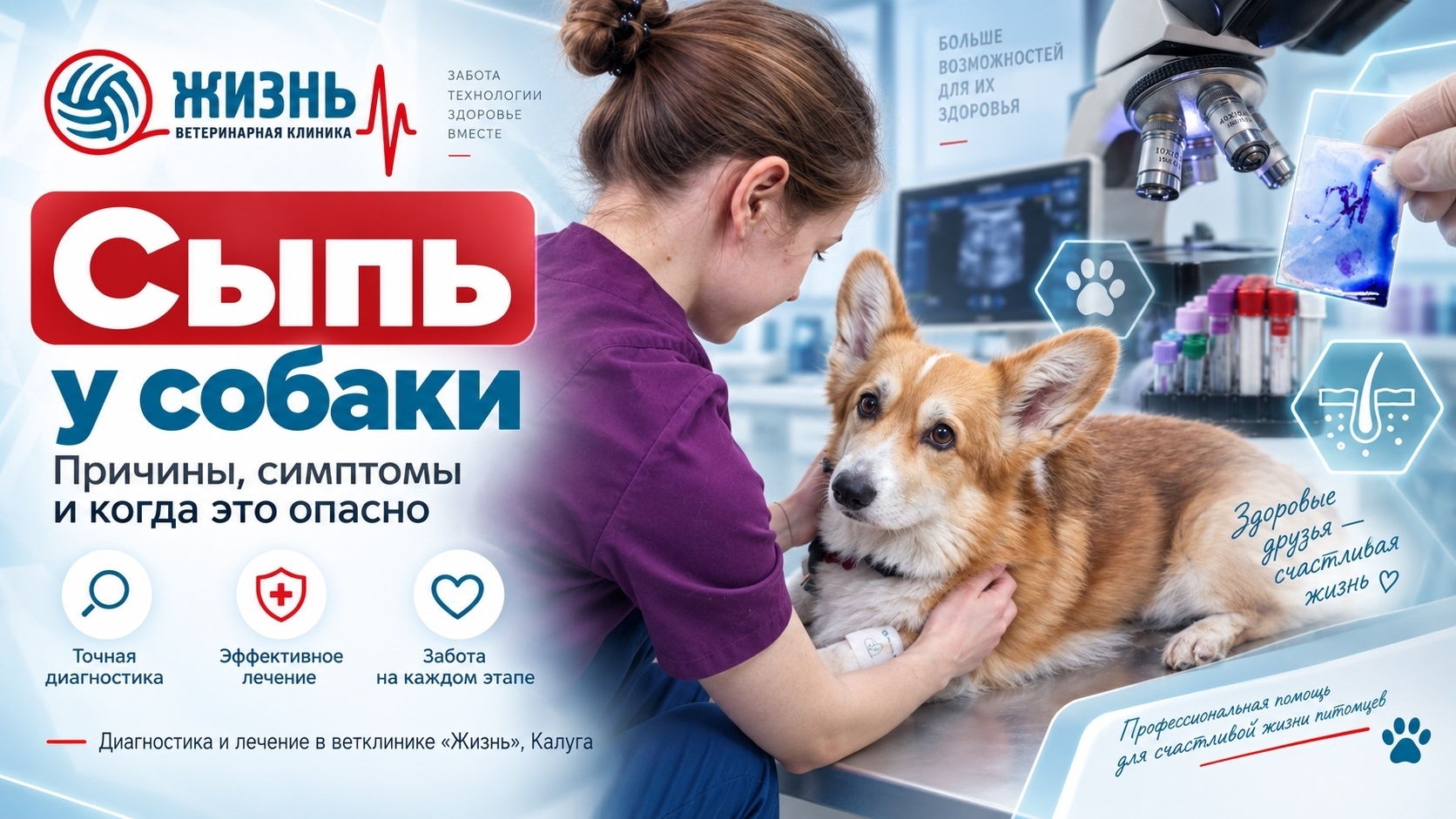 Почему у собаки появились прыщи