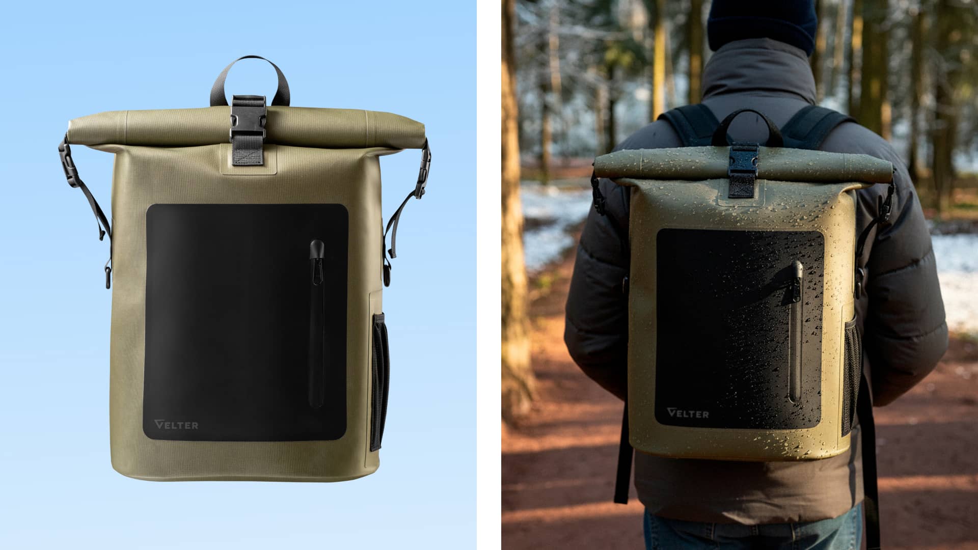 Новый рюкзак Velter — водонепроницаемый, прочный, технологичный.