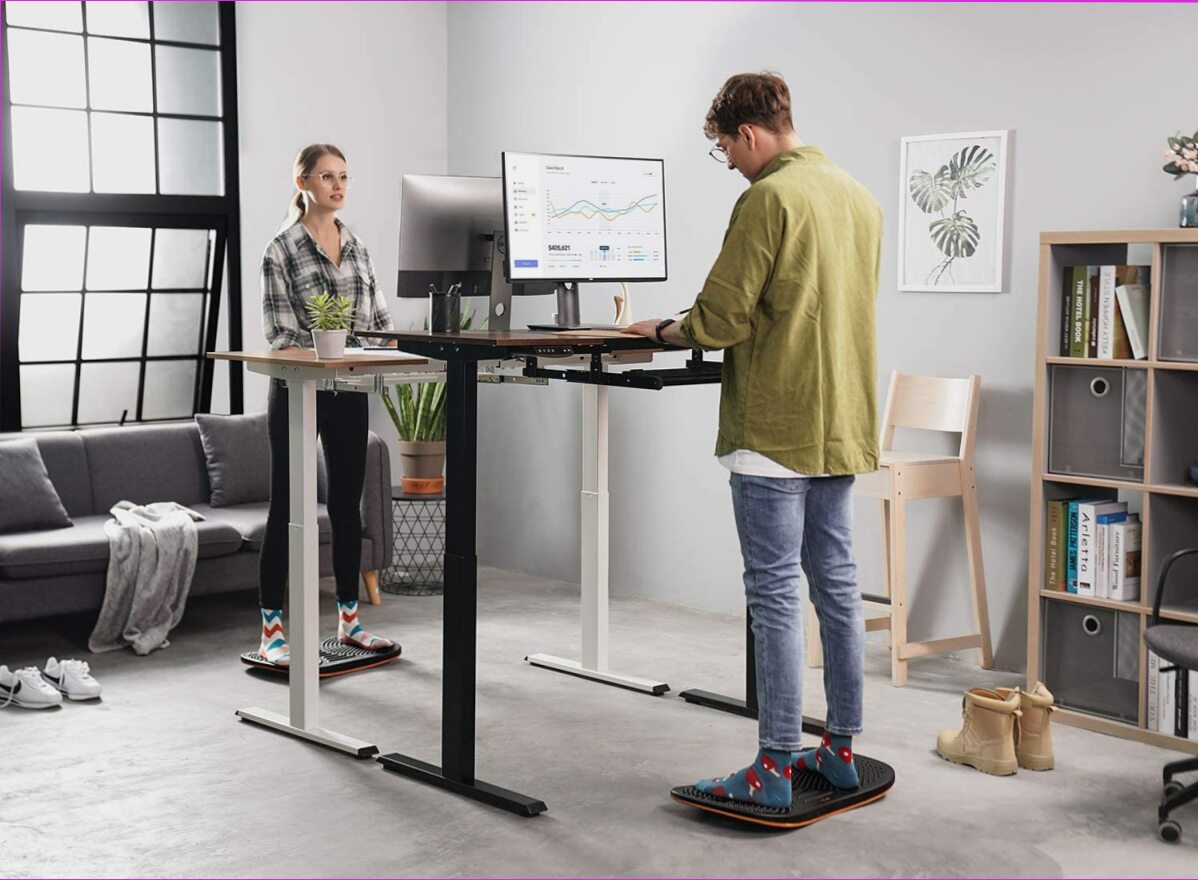 столы с регулируемой высотой для работы сидя стоя