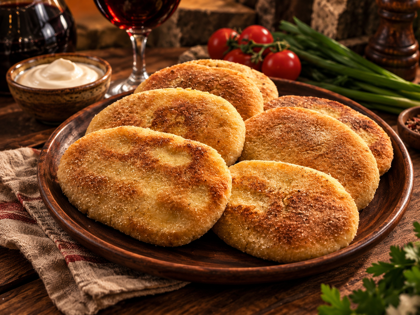 Лепёшка Мчади с хрустящей корочкой