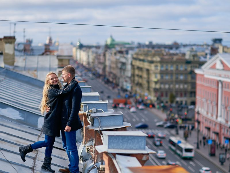 Экскурсия по крышам санкт петербурга фото