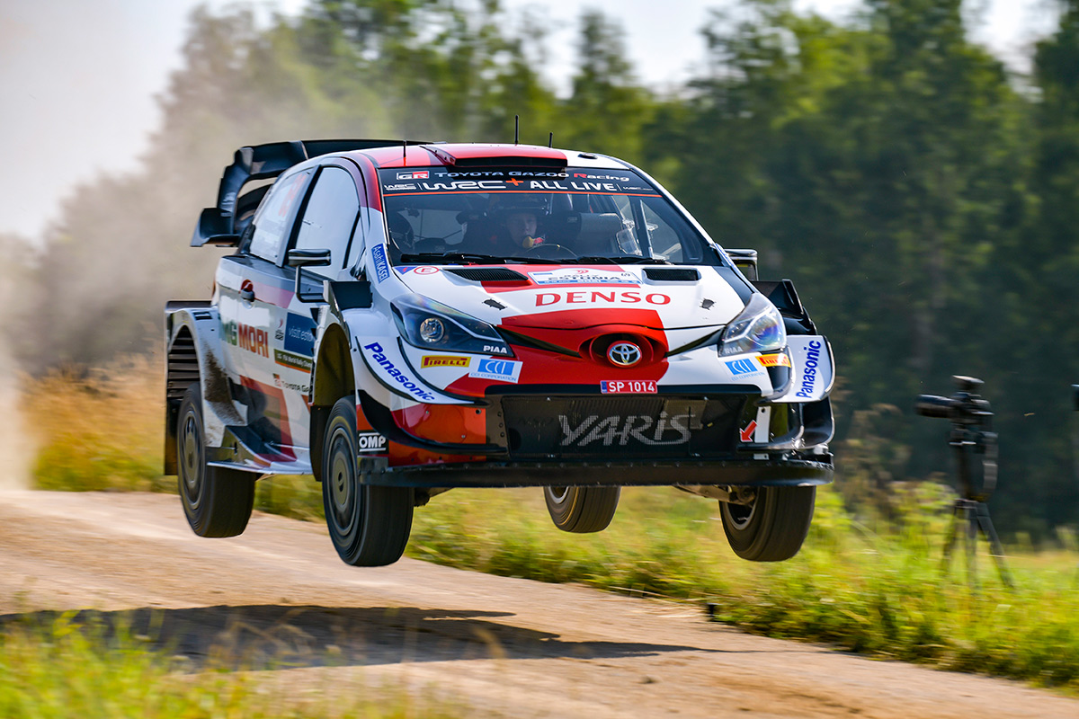 Калле Рованпера и Йонне Халттунен, Toyota Yaris WRC, ралли Эстония 2021