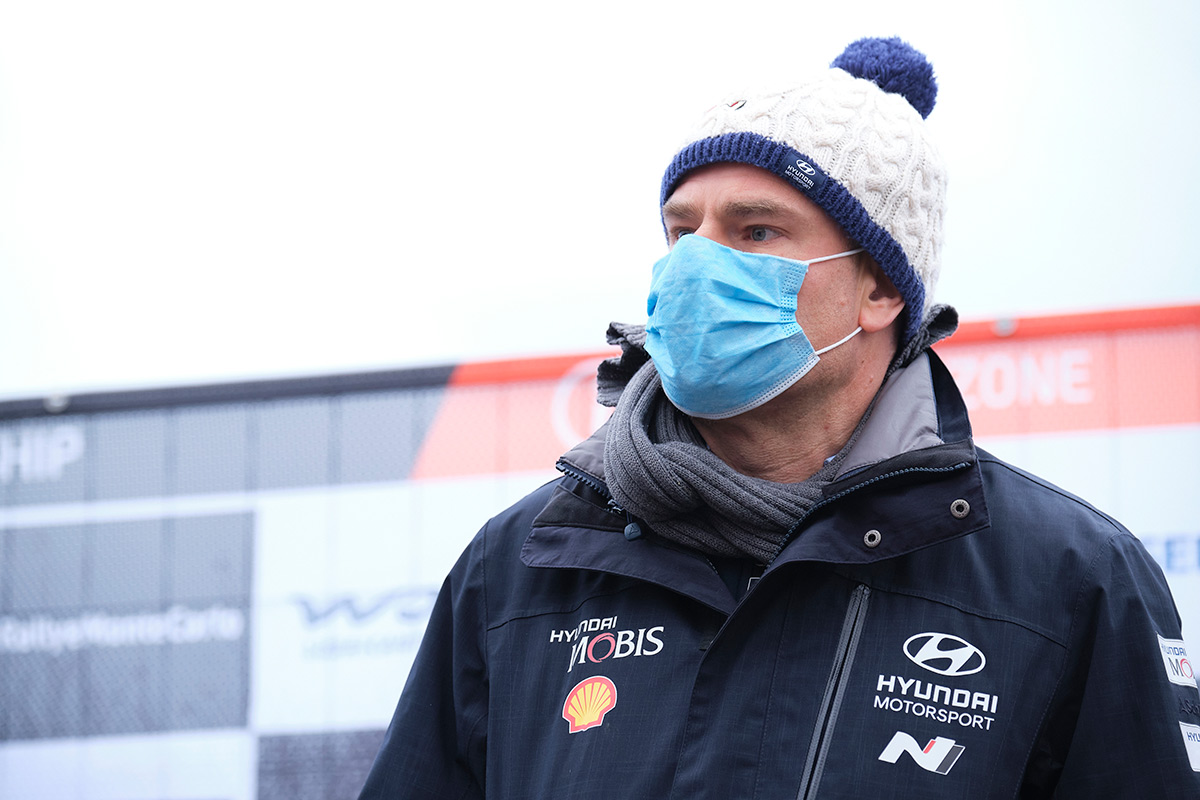 Руководитель Hyundai Motorsport Андреа Адамо, ралли Монте-Карло 2021