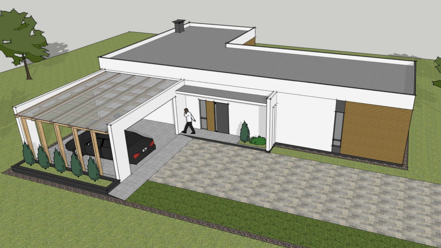 Проект дома из ЖБИ FP-4 Эгоист | FINSTROYPANEL
