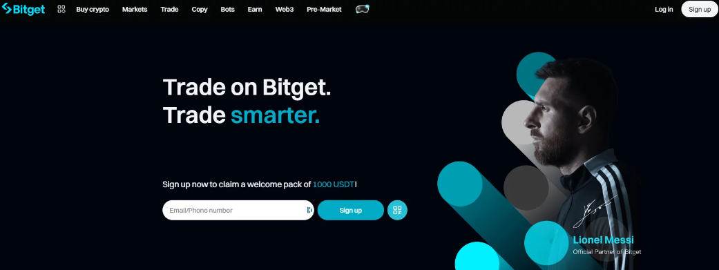 How to trade on Bitget: Bitget official website