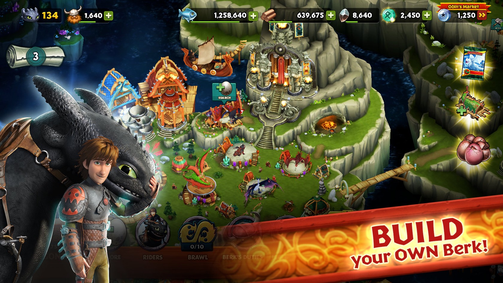 Game preview for Dragons: Rise of Berk