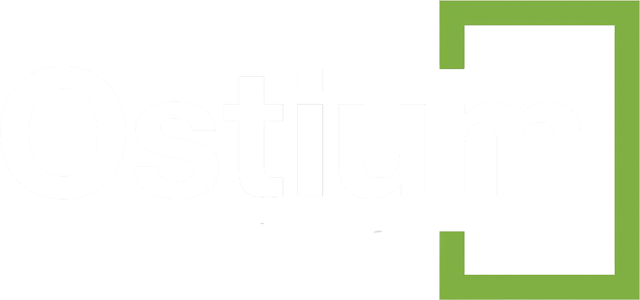 Логотип Остиум производитель межкомнатных дверей в Новосибирске