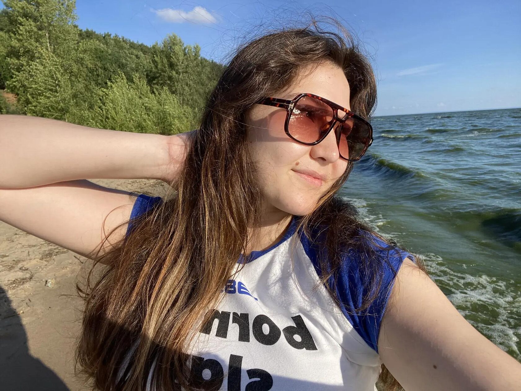 Никитина Татьяна Геннадьевна на пляже