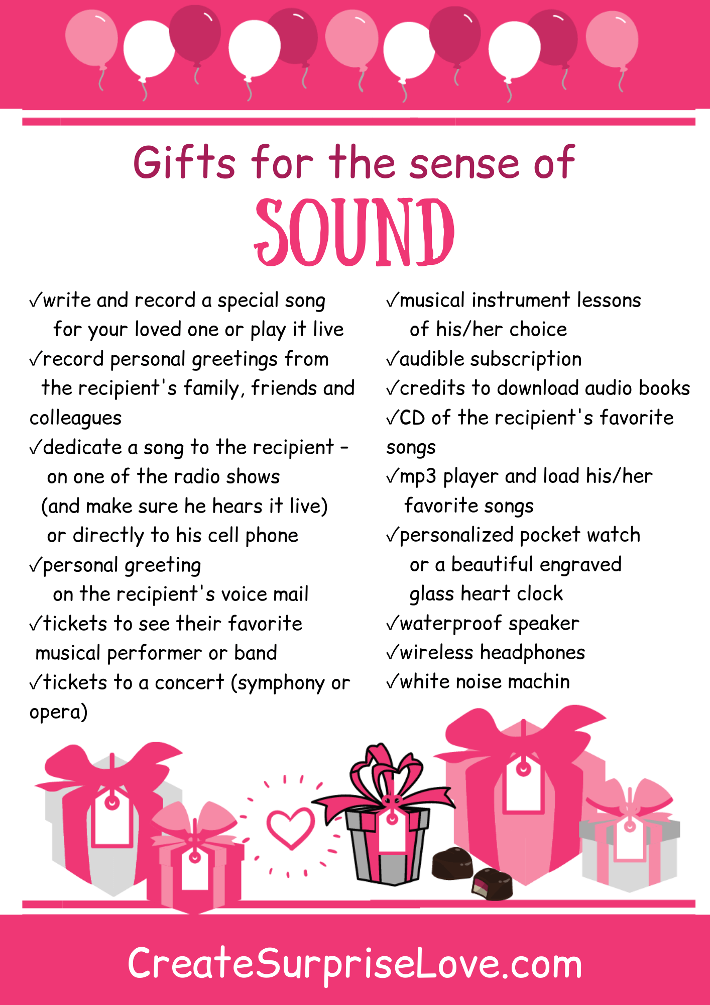 65+ Five Senses Gift Ideas for Him and Her