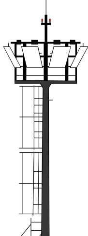 мачта для антидроновой сетки