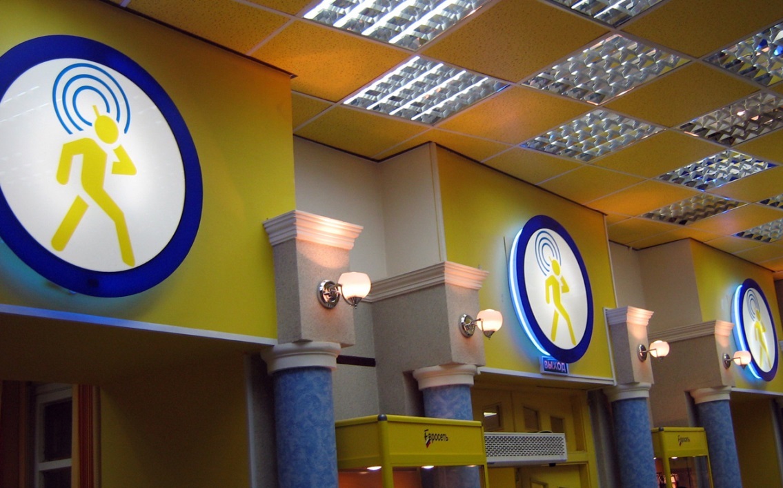 Круглый лайтбокс — двухсторонний круглый световой короб в Москве ...