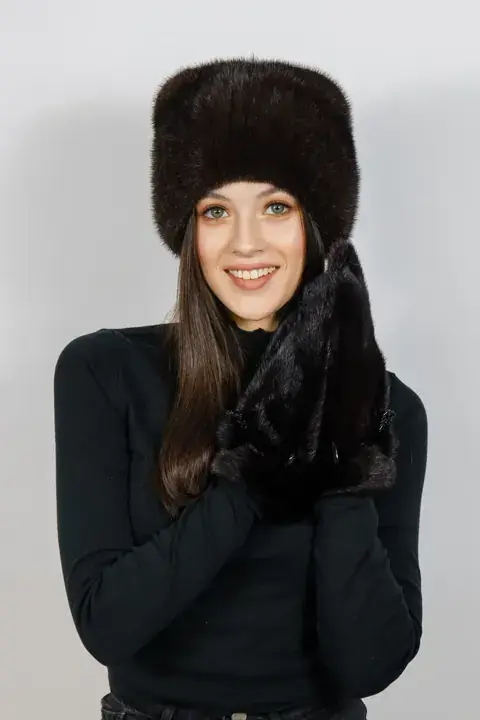 Модель 7, норка варежки