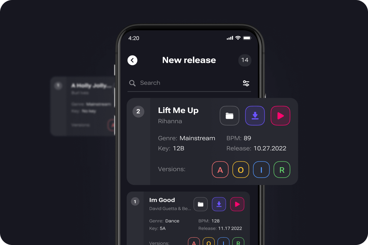 improve mobile app and update design