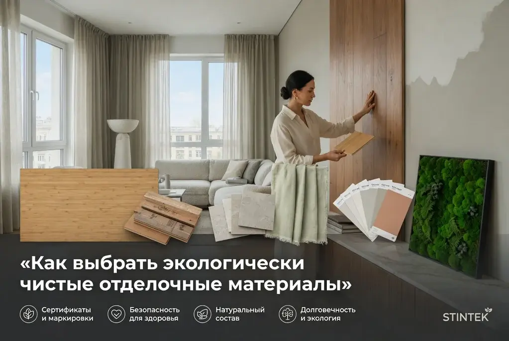 Как выбрать экологически чистые отделочные материалы