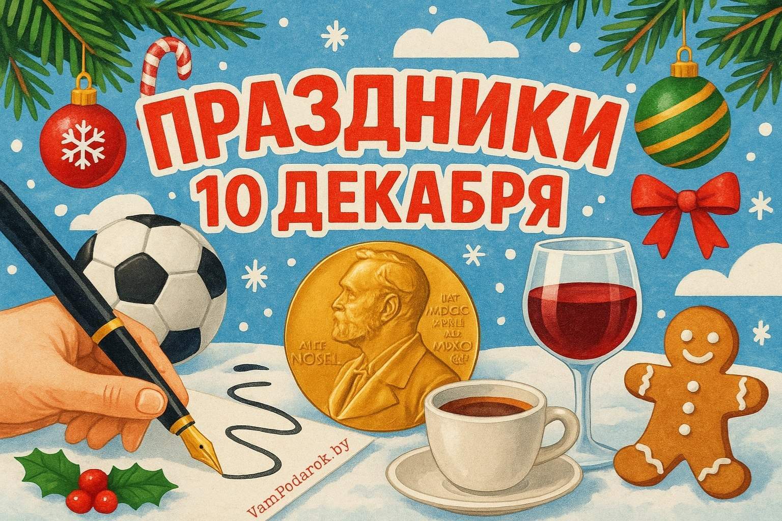 Праздники 10 декабря 2025 года – открытки и картинки