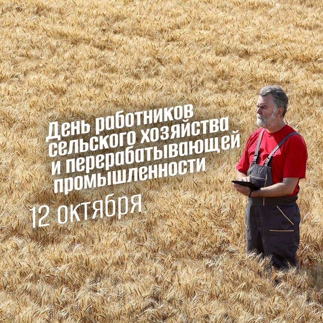День работников сельского хозяйства и перерабатывающей промышленности 2025 12 октября geek hostel prazdniki