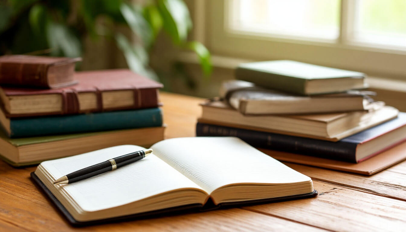 ручка и тетрадь