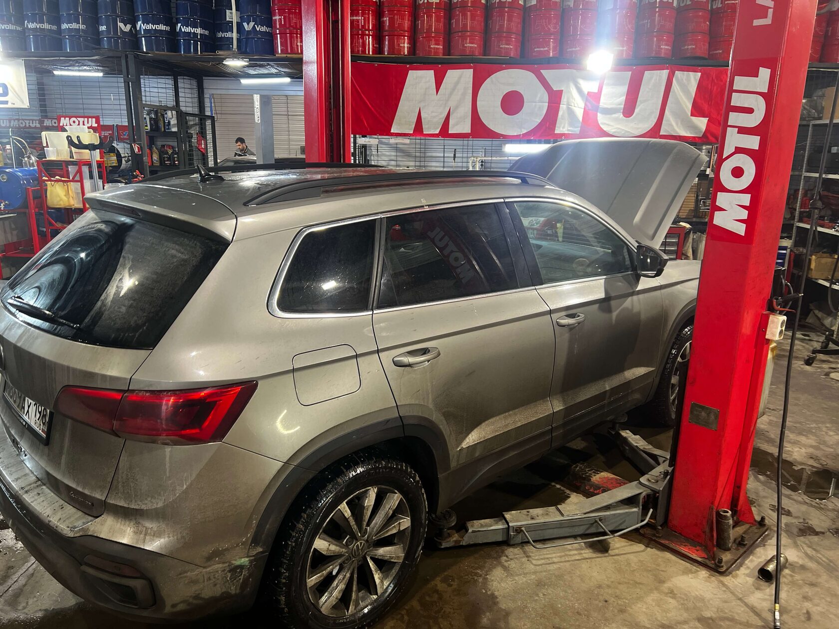 Замена масла DSG DQ381 Volkswagen Taos