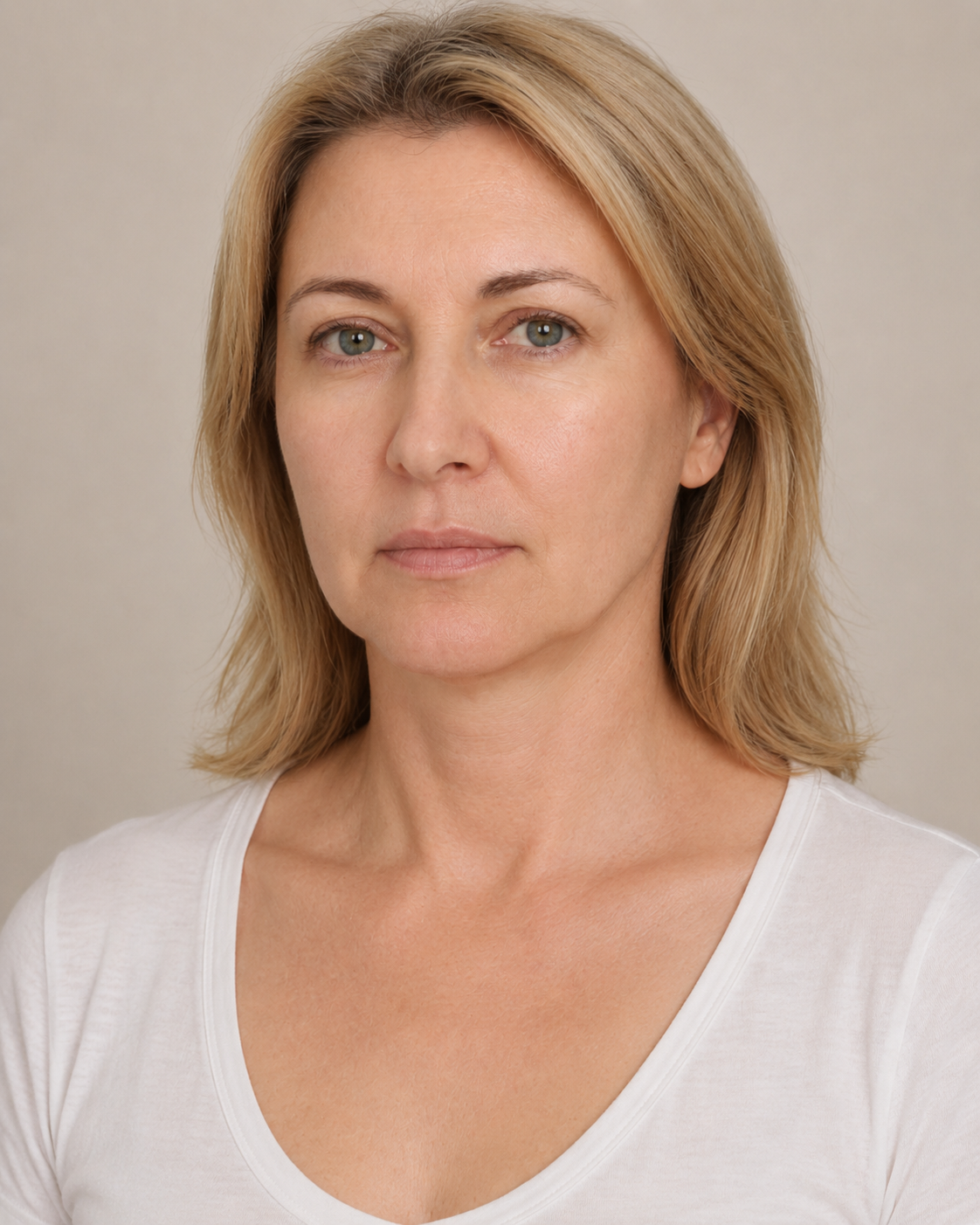 Кейс 2 — шея и декольте после IPL-фотоомоложения