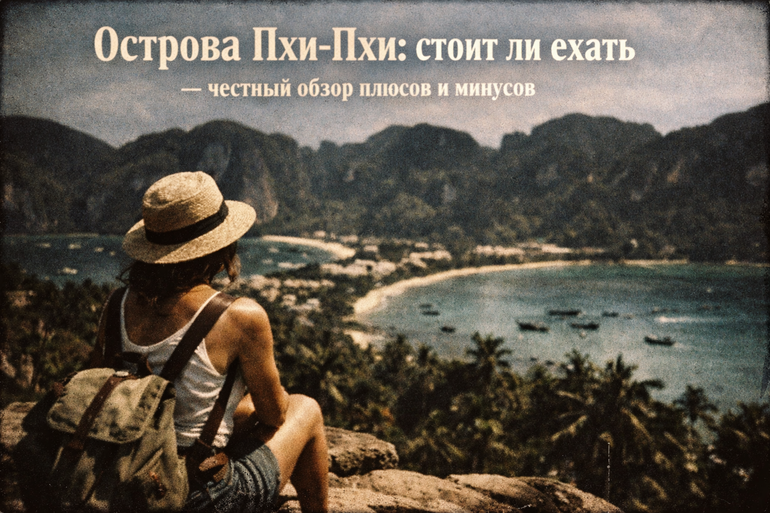 Пхи-Пхи — мечта или разочарование Представьте: бирюзовая вода Maya Bay, скалы как из фильма «Пляж» с Ди Каприо, обезьяны на Monkey Beach и закаты с лодки. Острова Пхи-Пхи — один из самых фотографируемых уголков Таиланда, но в 2025 году это место вызывает 
