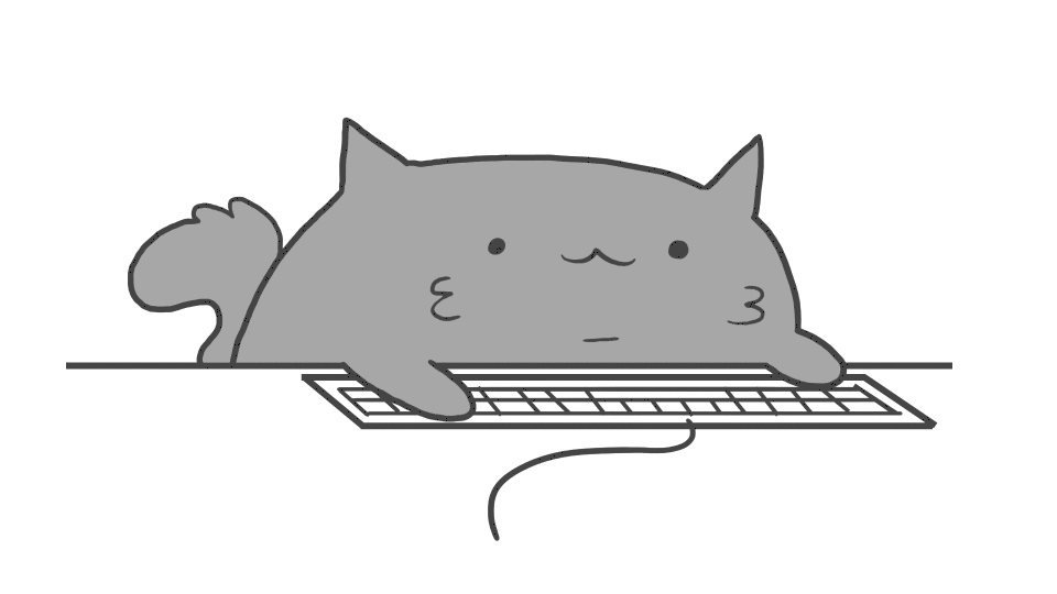 Awesome Typing Cat