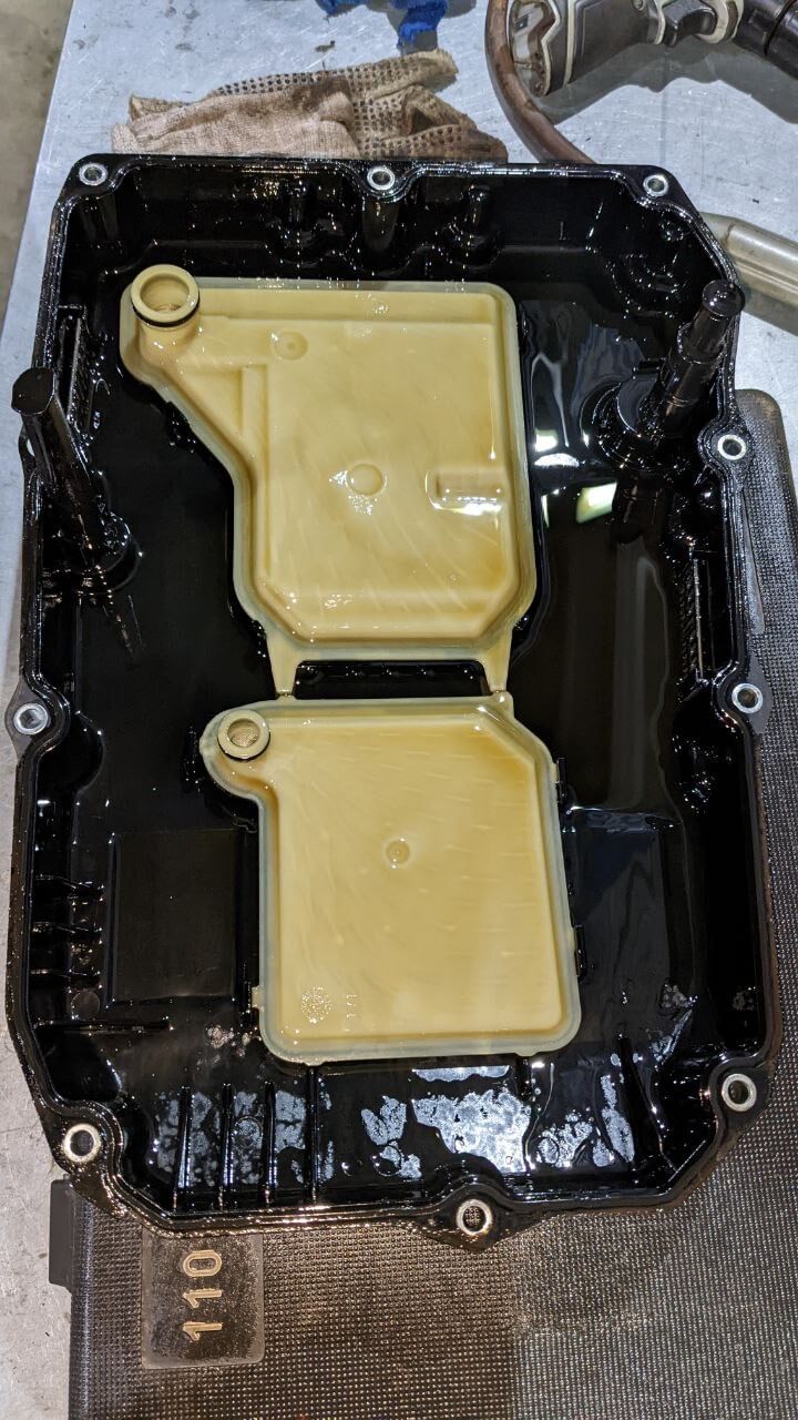 Состояние старого поддона АКПП