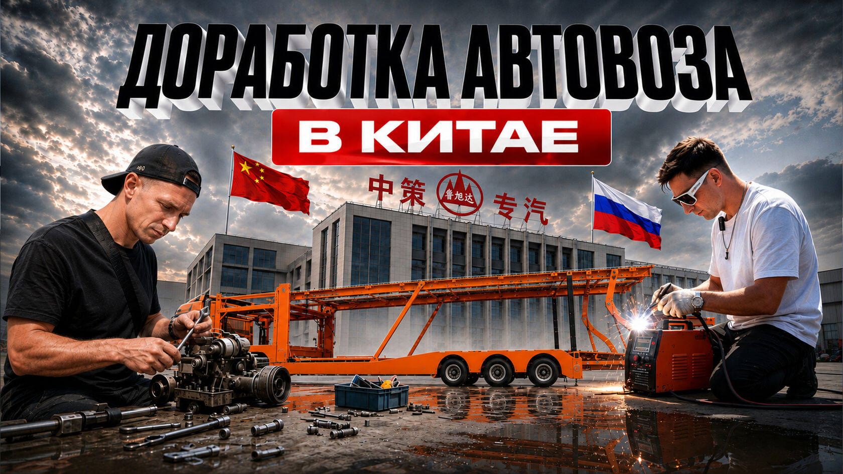 Видеообложка с канала Арсения Бадулна | Тралы и Полуприцепы