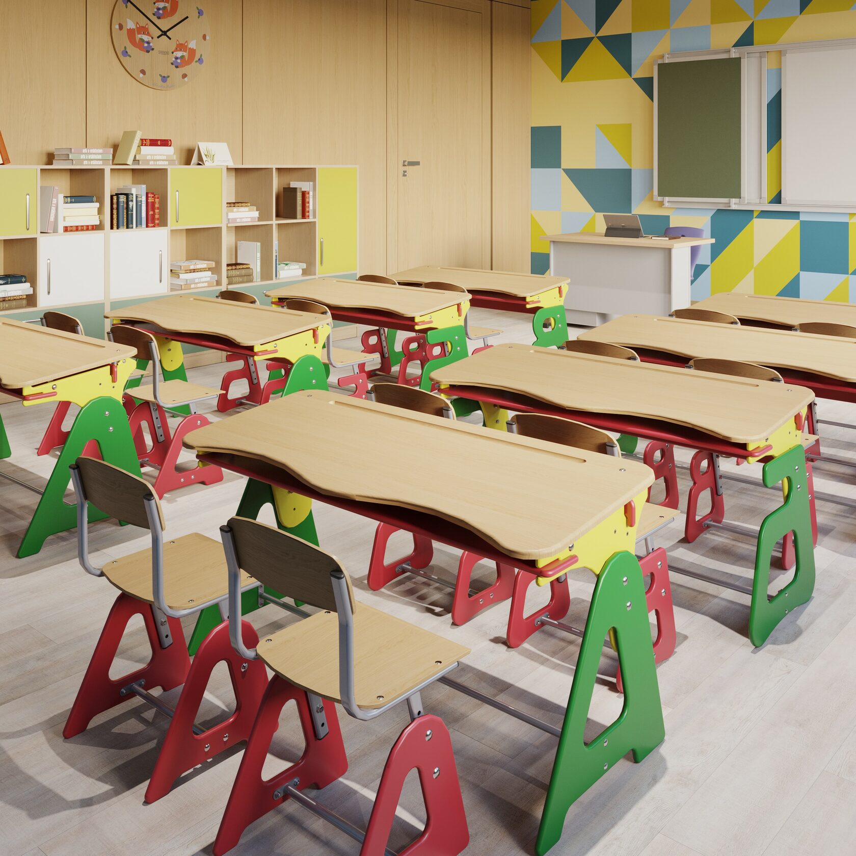 Мебель для класса начальной школы – где приобрести, цена
