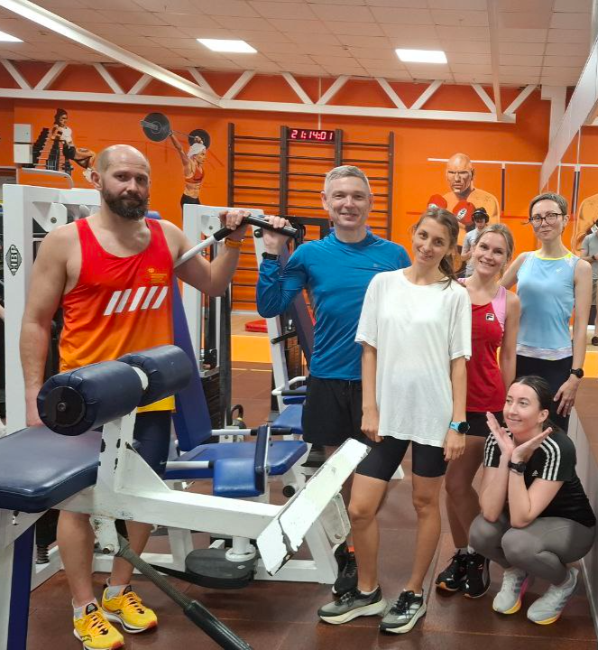 групповая тренировка по бегу