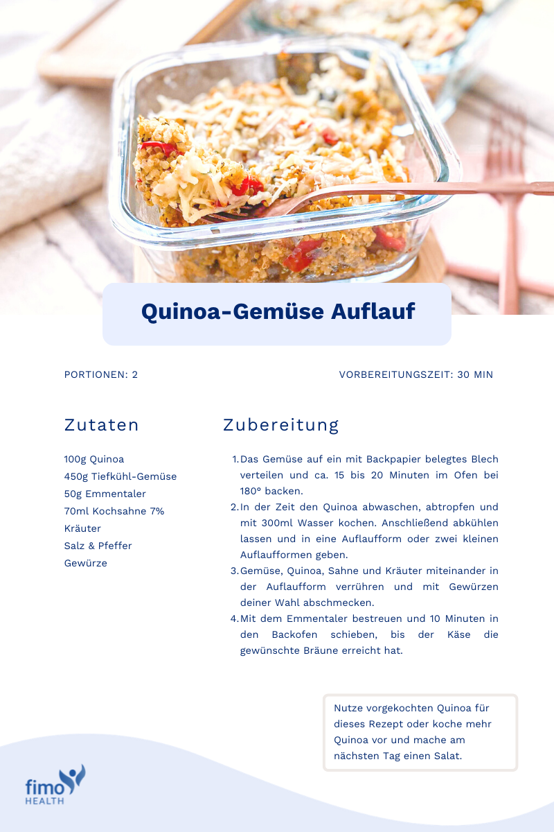 Quinoa-Gemüse Auflauf