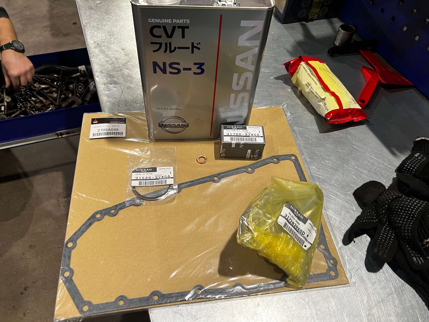 Комплект материалов для вариатора Renault Duster