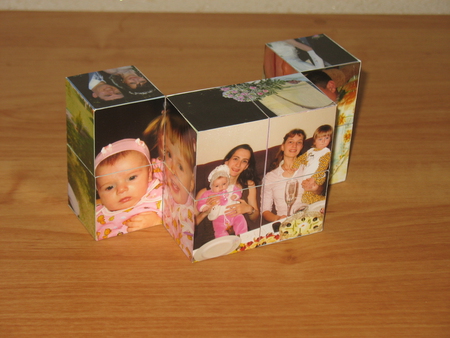 Сделай фотокубик своими руками. Кубик Рубик (6+)