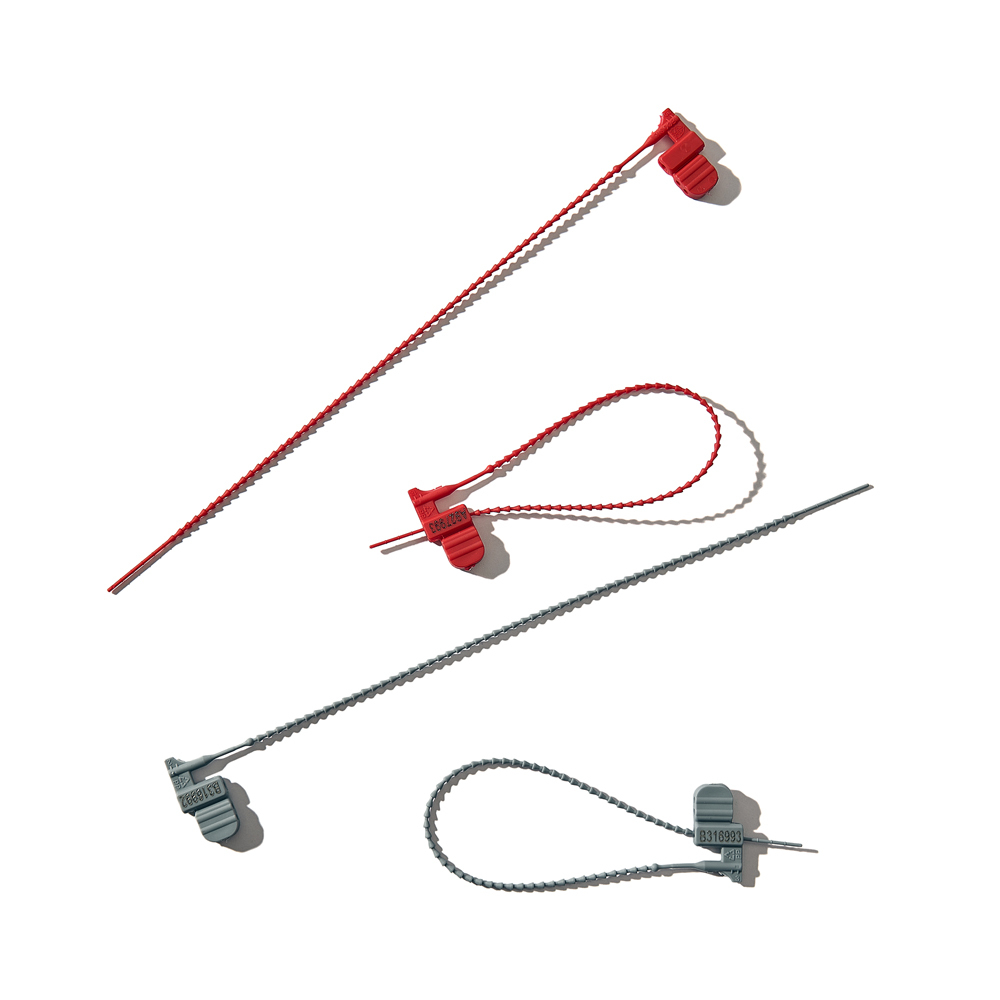 съемка пломбы для упаковки товара красная и зеленая